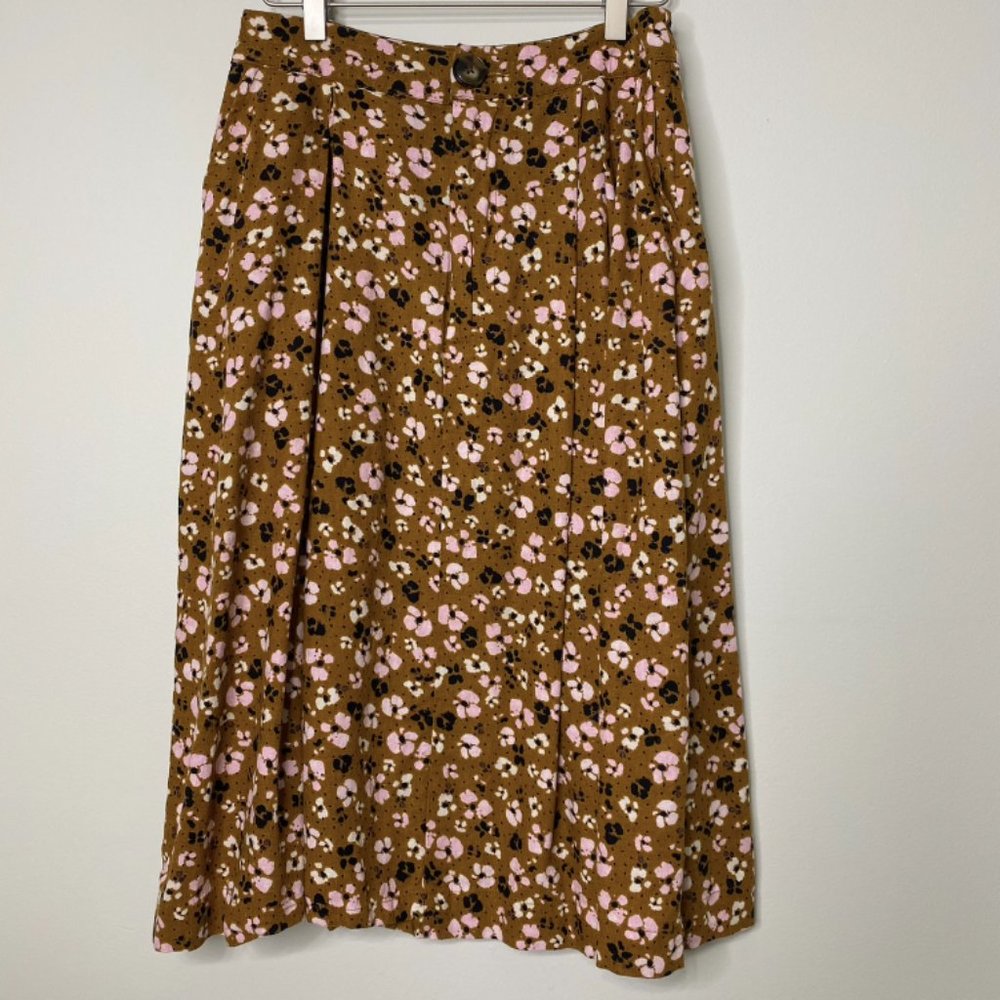 Floral Midi Skirt Who What Wear